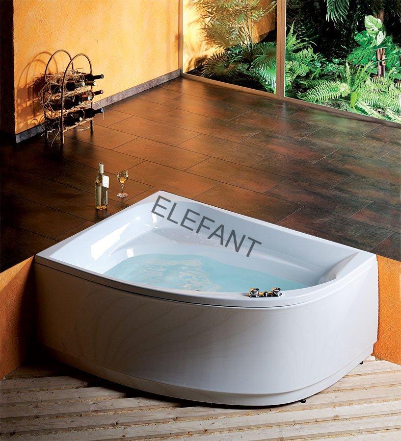 TANYA R asymetrická vana 160x120x49cm, bílá